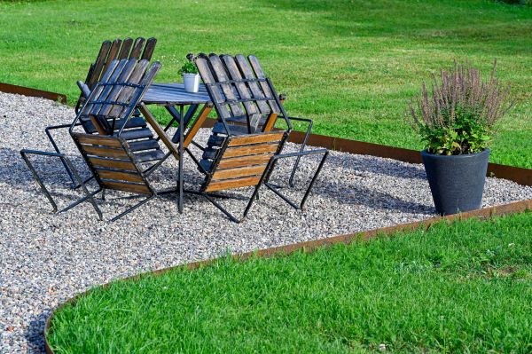 Metal Lawn Edging Installation in Rochester