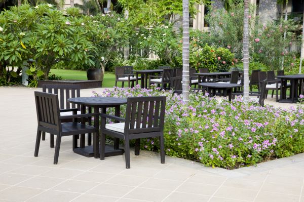 Courtyard Landscaping in Rochester